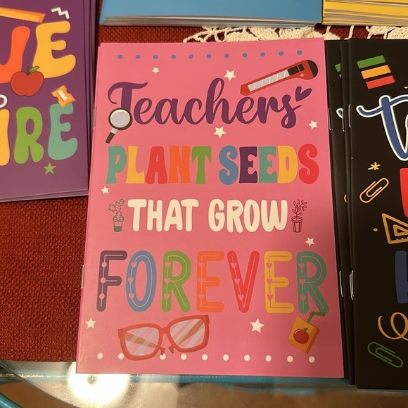 NWT 48 Teacher Appreciation little cards/books. They can color in them. - Picture 9 of 16